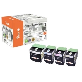 Lexmark X 548 DE 111001 Peach Spar Pack Tonermodule kompatibel zu Hersteller ID C540H2